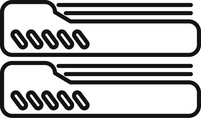 This icon of a data server is perfect for projects involving data storage, cloud computing, and information technology