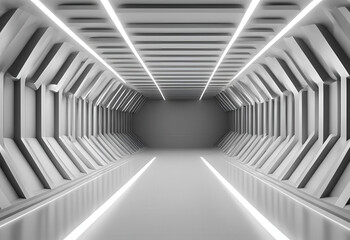 abstract 3d tunnel