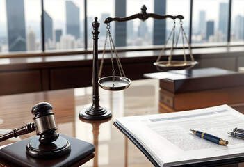 Professional Law Office Desk