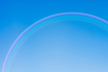 青空にかかる虹