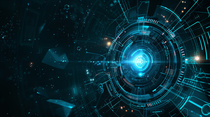 futuristic technology background tech wallpaper  - Powered by Adobe