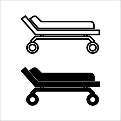 Intensive care unit icon. Resuscitation, rehabilitation, hospital ward. Medicine concept. Vector illustration can be used for topics like healthcare, hospitals, medical services.