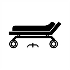 Intensive care unit icon. Resuscitation, rehabilitation, hospital ward. Medicine concept. Vector illustration can be used for topics like healthcare, hospitals, medical services.