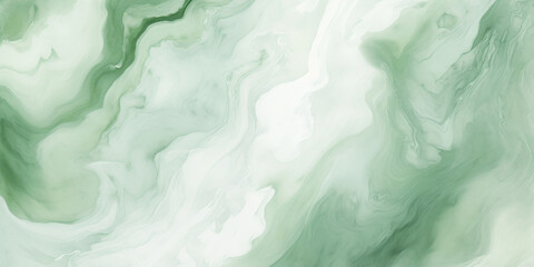 Fototapeta premium A Light Green Watercolor Background with Marble Pattern