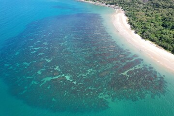 Aerial photo of Pretty Beach Cairns Queensland Australia