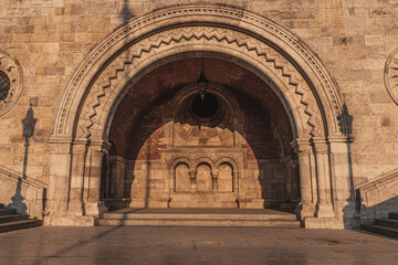 Fisherman's Bastion in Budapest city, Hungary