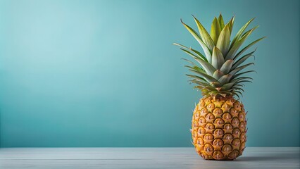Fresh pineapple fruit isolated on background, pineapple, fruit, tropical, fresh, juicy, sweet, ripe, isolated,background