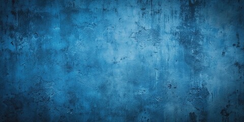 Obraz premium Textured blue concrete background perfect for horror and Halloween themed designs, Blue, Grunge, Background, Texture, Concrete