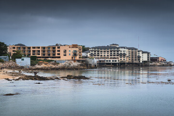 Obraz premium View Of Cannery Row On The Water. Monterey, CA USA.