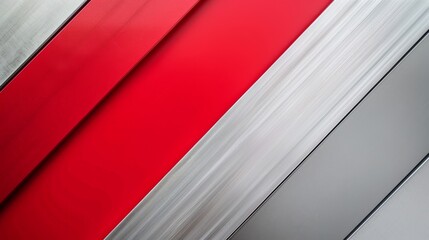 Obraz premium abstract red and silver are light gray with white the gradient is the surface with templates metal texture soft lines tech diagonal background red dark sleek clean modern