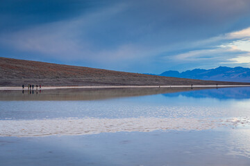 Lake and clouds
