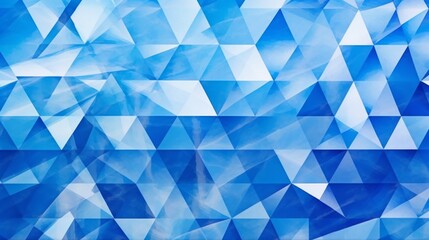 Fototapeta premium Abstract Blue Geometric Pattern