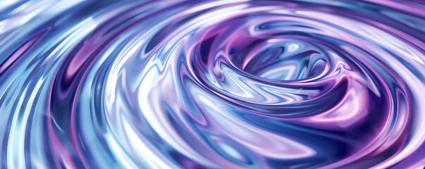 A mesmerizing swirl of purple and blue, creating a fluid and vibrant abstract design that captivates the senses.