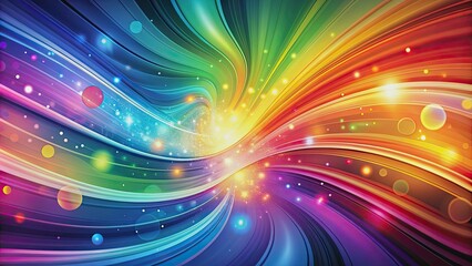 Obraz premium Abstract background with vibrant colors and dynamic patterns , vibrant, abstract, background, colors, dynamic, patterns