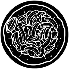 burrito illustration chicken silhouette mexican logo food icon meat outline meal kebab tortilla lettuce roll snack sandwich wrap salad shape fajita fast tomato for vector graphic background