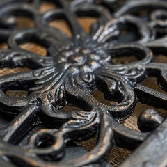 Decorative products made of cast iron.
