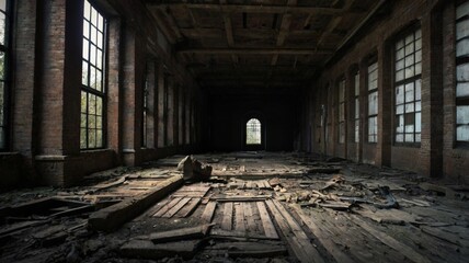 Fototapeta premium old abandoned factory