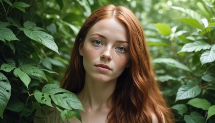 Skincare beauty. A young woman with a happy smile,