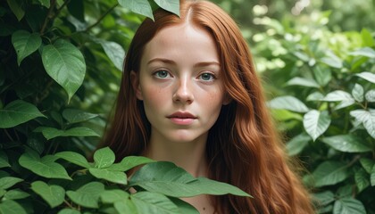 Skincare beauty. A young woman with a happy smile,