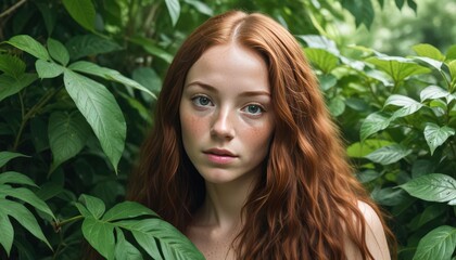 Skincare beauty. A young woman with a happy smile,