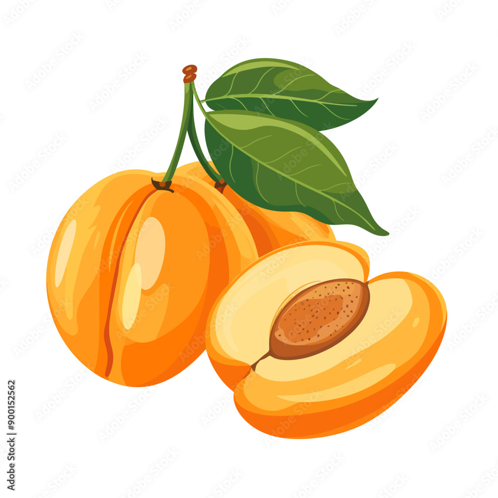 Wall mural Apricot