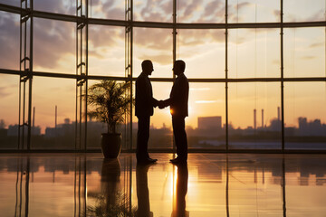 握手するビジネスマン