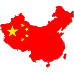 Naklejka premium china map