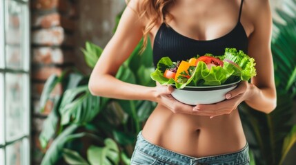 ad banner for slim belly nutrition plan, AI Generative