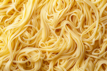 Top view of full frame pasta noodle. Generative AI