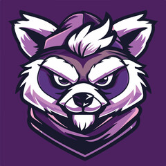 A animal mascot gaming logo 