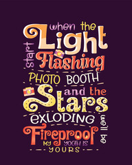 Motivational hand lettering typography for t-shirts, mug,s or poster