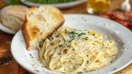 Creamy Pasta with Parmesan Cheese