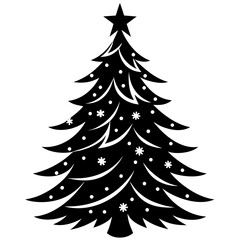 Obraz premium christmas tree vector