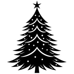 Obraz premium christmas tree vector