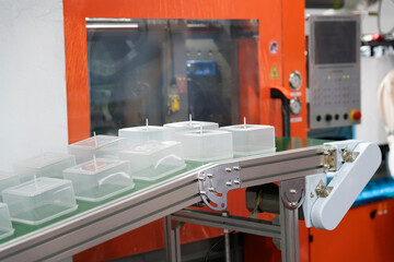 Automatic packing machine with plastic bag and paper box, high speed packing machine for food product industrial, high technology manufacturing process