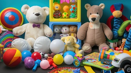 easter bunny with eggs