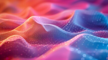 Obraz premium Abstract Mesh - Develop a background with an abstract mesh structure in a gradient color scheme