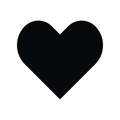 Heart love icon vector symbol