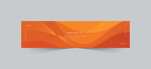 An abstract lines linkedin banner design