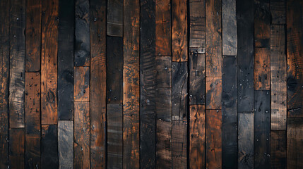 Fototapeta premium Old grunge dark textured wooden background,The surface of the old brown wood texture