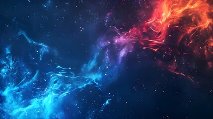 Abstract dynamic wave energy visual vector. Ganerative AI