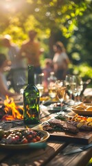 Outdoor Summer Feast with Friends