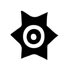 Abstract Star with Eye