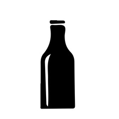 Silhouette of a Bottle