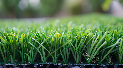 Artificial grass background