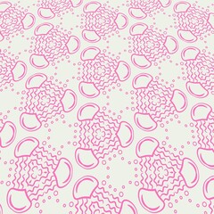 Seamless pattern background with pink