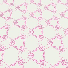 Seamless pattern background with pink