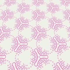Seamless pattern background with pink