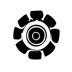 abstract sphere design / gear