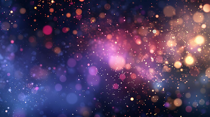 Abstract firework background with free space for text